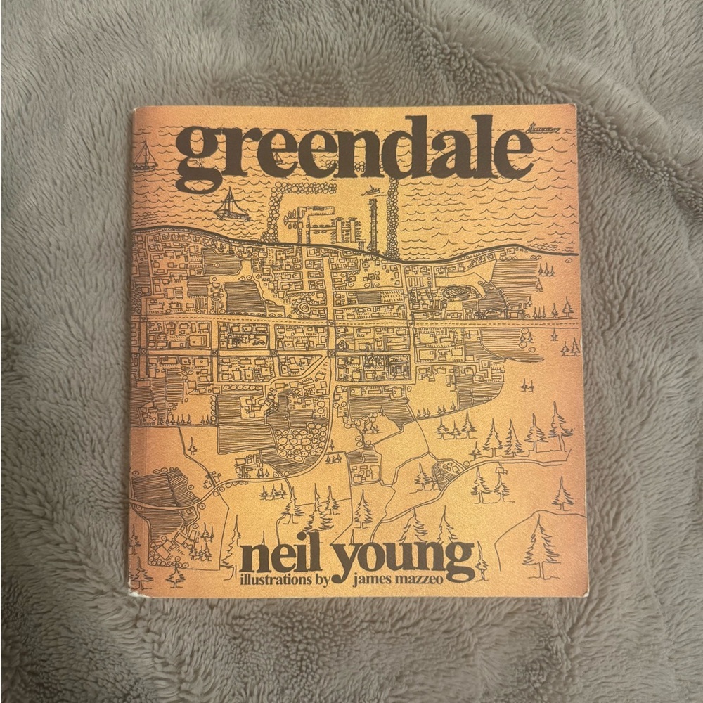 RARE Greendale by Neil Young - Illustrated Edition